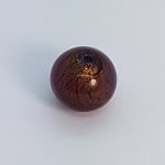 Brown Murano glass bead for handmade jewels