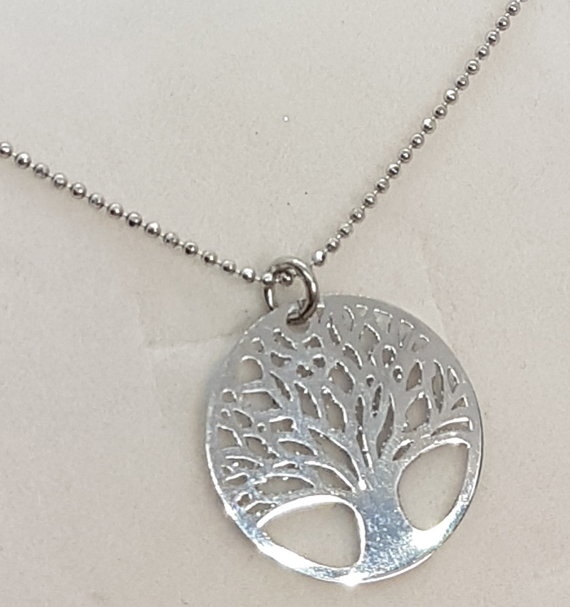 Sterling Silver Cubic Zirconia Tree Of Life Pendant – All Celtic Jewellery