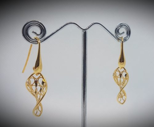 Helix (Small)- Gold plated Sterling Silver Earrings