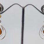 Orecchini in ambra e Argento