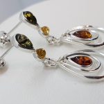Orecchini in ambra e argento