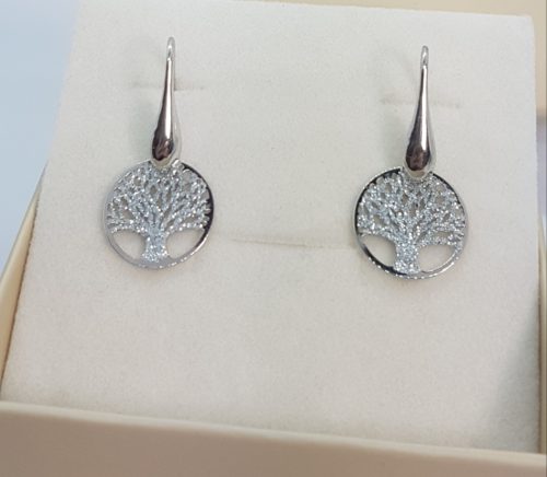 Small Tree of Life-Sterling Silver Earrings