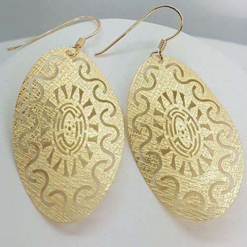 Gold Plated Sterling Silver Earrings 
