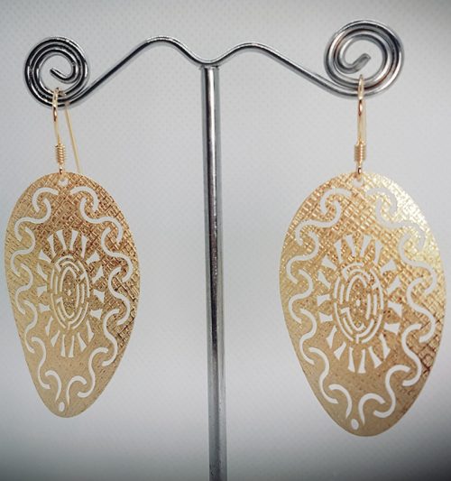 Gold Plated Sterling Silver Earrings