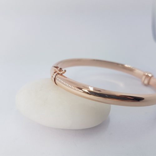 Bracciale rigido in Argento rosa