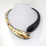 Klimt Murano glass necklace