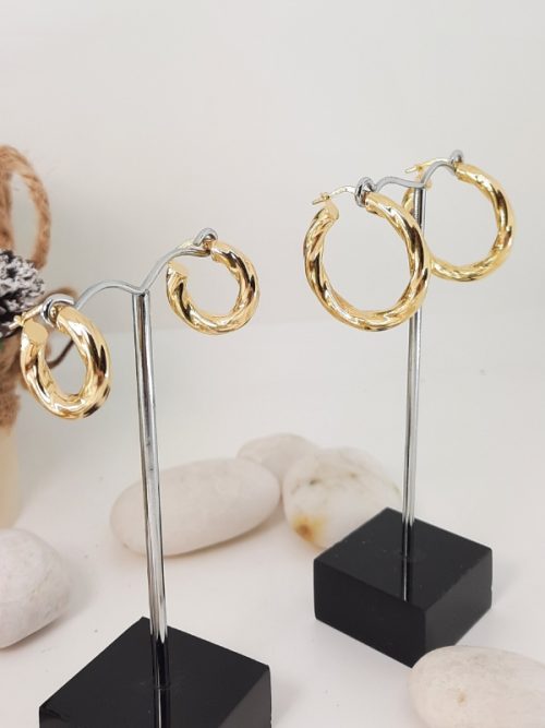 sterling silver hoops