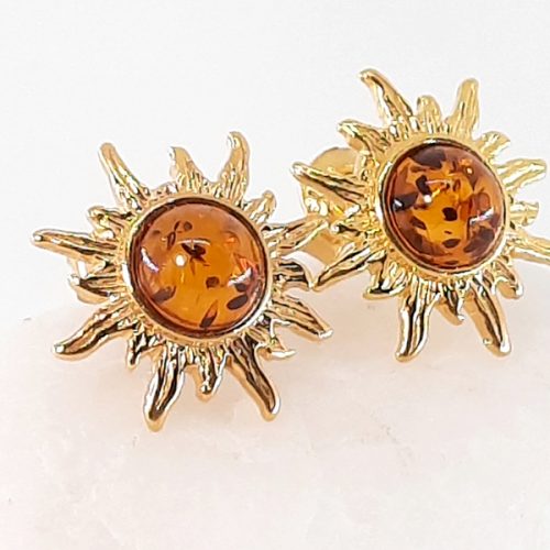 amber earrings