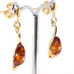 amber earrings