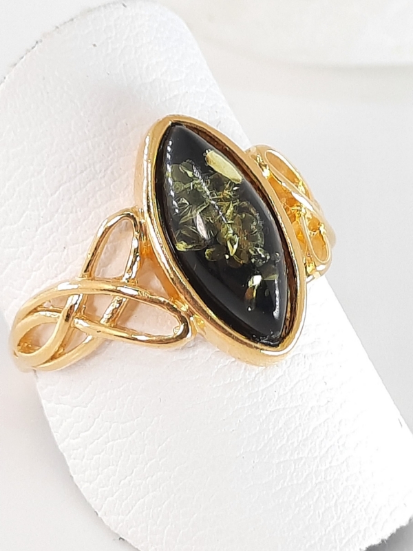 Orecchini Lunghi In Argento 925 Con Ambra Baltica E Nodo Celtico – Designer Inspirations Boutique