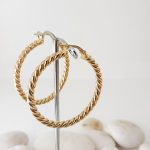 Sterling silver hoops