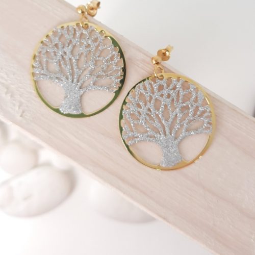 sterlingsilver earrings tree of life