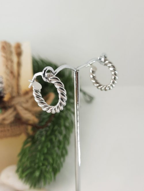 sterling silver hoops