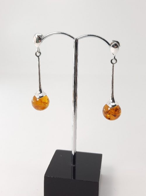 Amber earrings