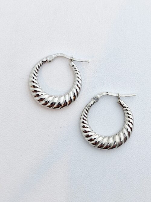 Etruscan earrings in Sterling silver